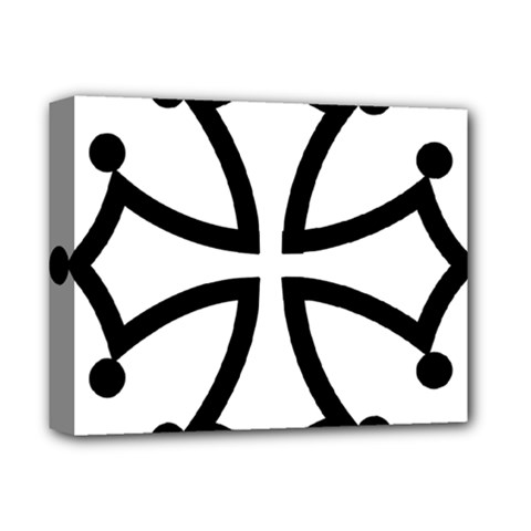 Occitan Cross\ Deluxe Canvas 14  X 11  by abbeyz71