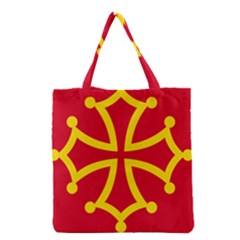 Flag Of Occitaniah Grocery Tote Bag by abbeyz71