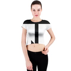 Orthodox Cross  Crew Neck Crop Top by abbeyz71