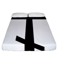 Orthodox Cross  Fitted Sheet (california King Size) by abbeyz71