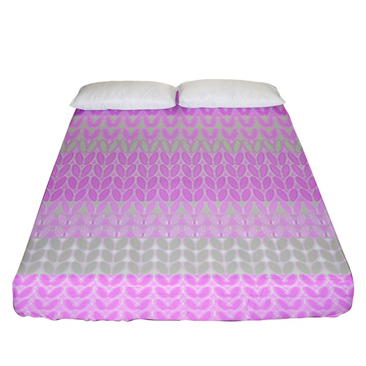 Pattern Fitted Sheet (King Size)