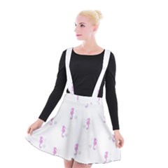 Pattern Suspender Skater Skirt