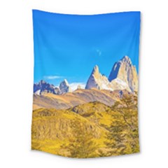 Snowy Andes Mountains, El Chalten, Argentina Medium Tapestry by dflcprints