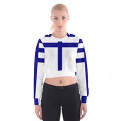 Papal Cross Cropped Sweatshirt by abbeyz71