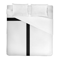 Papal Cross Duvet Cover (full/ Double Size) by abbeyz71