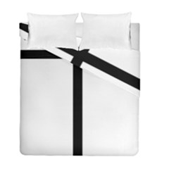Papal Cross  Duvet Cover Double Side (full/ Double Size) by abbeyz71