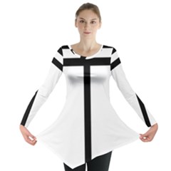 Papal Cross  Long Sleeve Tunic  by abbeyz71