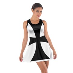 Cross Patty  Cotton Racerback Dress