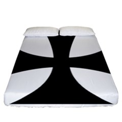 Cross Patty Fitted Sheet (california King Size) by abbeyz71