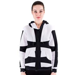 Cross Patty Women s Zipper Hoodie by abbeyz71