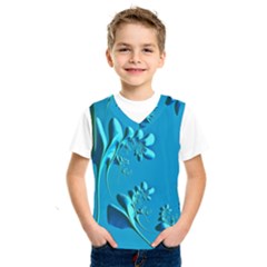 Amazing Floral Fractal A Kids  Sportswear by Fractalworld