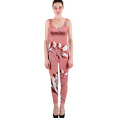 Amazing Floral Fractal B Onepiece Catsuit by Fractalworld