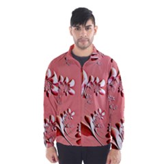 Amazing Floral Fractal B Wind Breaker (men) by Fractalworld