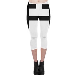 Patriarchal Cross Capri Leggings  by abbeyz71