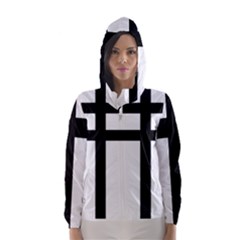 Patriarchal Cross Hooded Wind Breaker (women) by abbeyz71