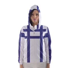 Patriarchal Cross Hooded Wind Breaker (women) by abbeyz71