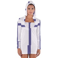 Patriarchal Cross Women s Long Sleeve Hooded T-shirt