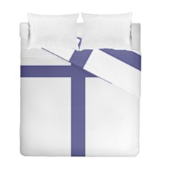 Patriarchal Cross  Duvet Cover Double Side (full/ Double Size) by abbeyz71