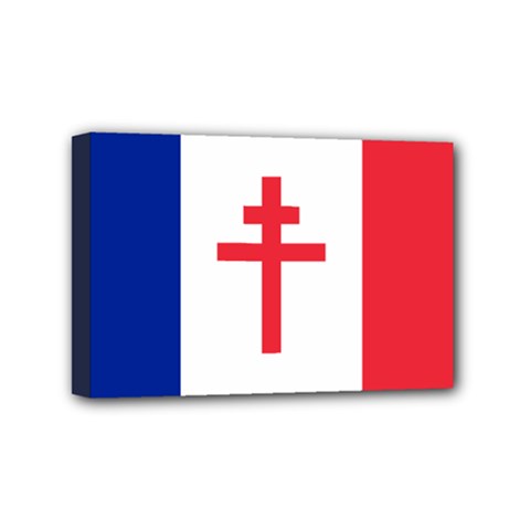 Flag Of Free France (1940-1944) Mini Canvas 6  X 4  by abbeyz71
