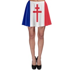 Flag Of Free France (1940-1944) Skater Skirt by abbeyz71
