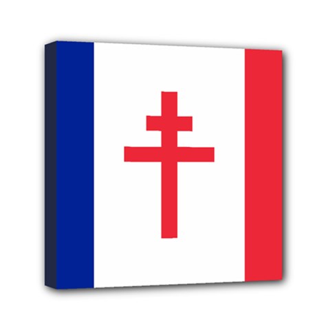 Flag Of Free France (1940-1944) Mini Canvas 6  X 6  by abbeyz71
