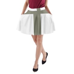 Cross of Loraine A-Line Pocket Skirt