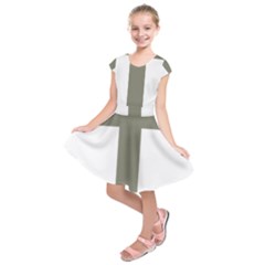 Cross Of Lorraine  Kids  Short Sleeve Dress by abbeyz71