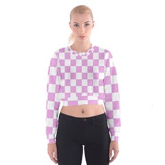 Pattern Cropped Sweatshirt by Valentinaart