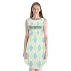 Plaid Pattern Sleeveless Chiffon Dress   by Valentinaart