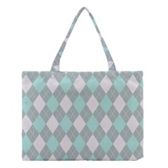 Plaid Pattern Medium Tote Bag by Valentinaart