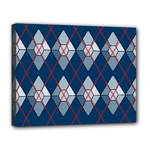 Diamonds And Lasers Argyle  Canvas 14  X 11  by emilyzragz