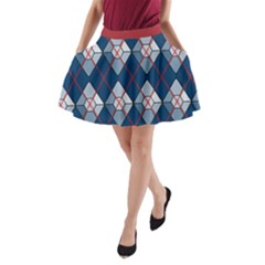 Diamonds And Lasers Argyle  A-line Pocket Skirt by emilyzragz