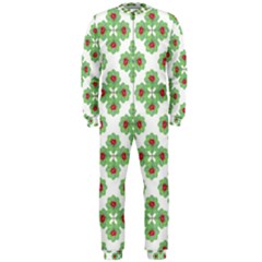 Floral Collage Pattern Onepiece Jumpsuit (men)  by dflcprintsclothing