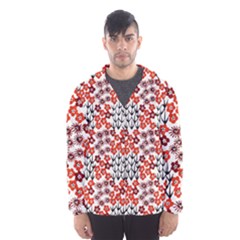 Simple Japanese Patterns Hooded Wind Breaker (Men)