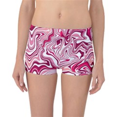 Pink Marble Pattern Reversible Bikini Bottoms