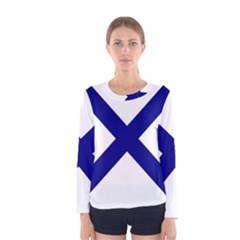 Saint Andrew s Cross Women s Long Sleeve Tee