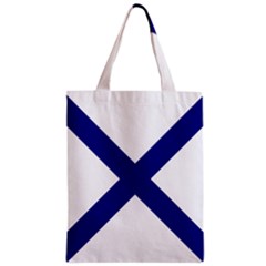 Saint Andrew s Cross Zipper Classic Tote Bag