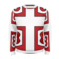 Serbian Cross Shield Men s Sweatshirt