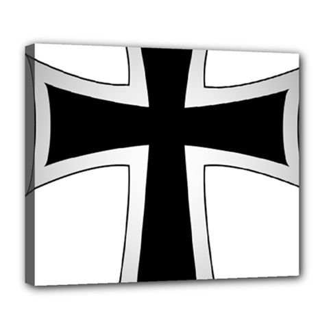 Cross Of The Teutonic Order Deluxe Canvas 24  X 20   by abbeyz71
