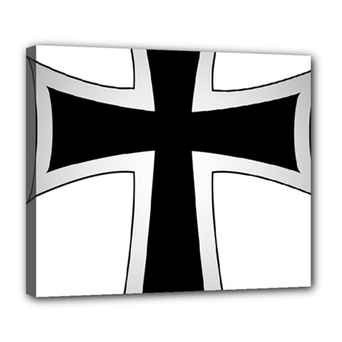 Cross Of The Teutonic Order Deluxe Canvas 24  X 20   by abbeyz71