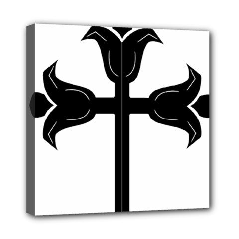 Caucasian Albanian Cross Mini Canvas 8  X 8  by abbeyz71