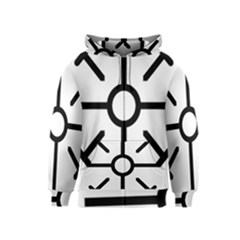 Coptic Cross Kids  Zipper Hoodie by abbeyz71