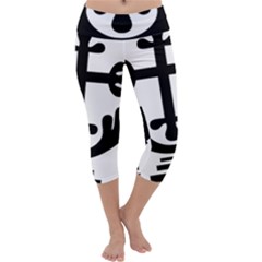 Anuradhapura Cross Capri Yoga Leggings