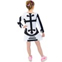 Anuradhapura Cross Kids  Long Sleeve Velvet Dress View2