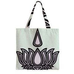 Ayyavazhi Symbol Zipper Grocery Tote Bag