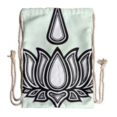 Ayyavazhi Symbol Drawstring Bag (Large)