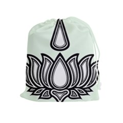 Ayyavazhi Symbol Drawstring Pouches (Extra Large)