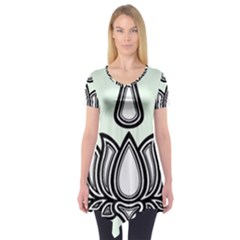 Ayyavazhi Symbol Short Sleeve Tunic 