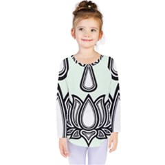 Ayyavazhi Symbol Kids  Long Sleeve Tee