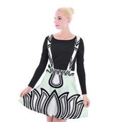 Ayyavazhi Symbol Suspender Skater Skirt